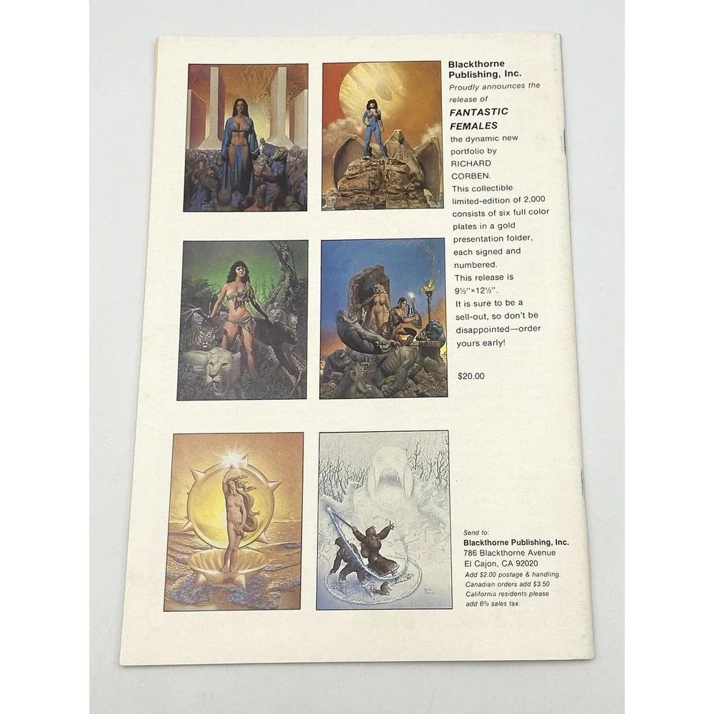 Vintage 1985 Sheena Queen Of The Jungle 3-D Special #1 Blackthorne Comic